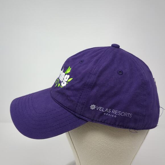 Spring Hips Club by Vela Resort Baseball Hat Purple OS Adjustable Explosion Caps - Picture 3 of 9